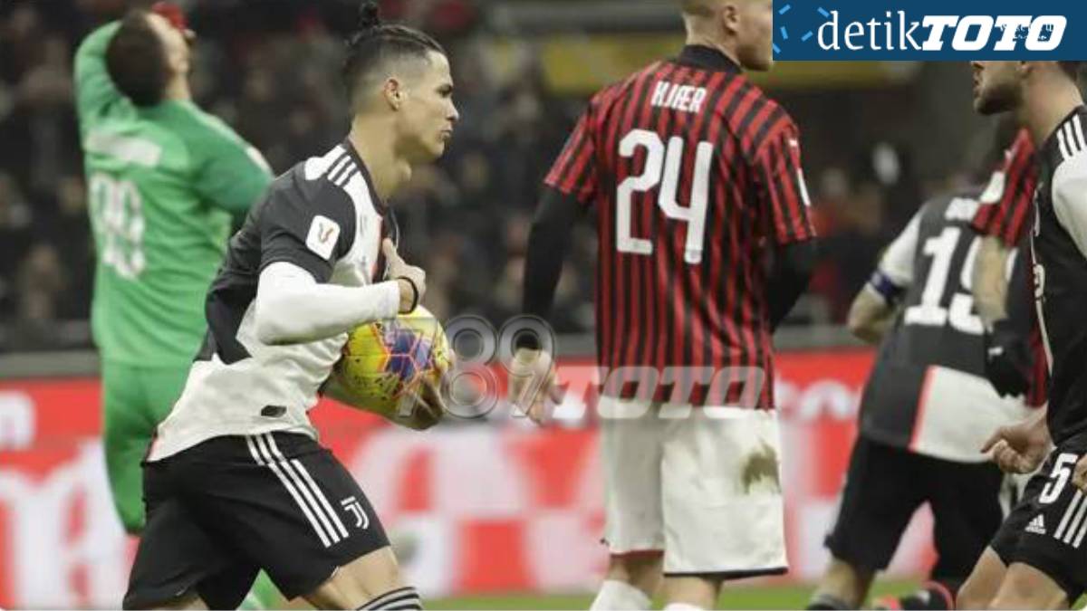 Coppa Italia Penalti Ronaldo Gagalkan Kemenangan AC Milan atas Juventus