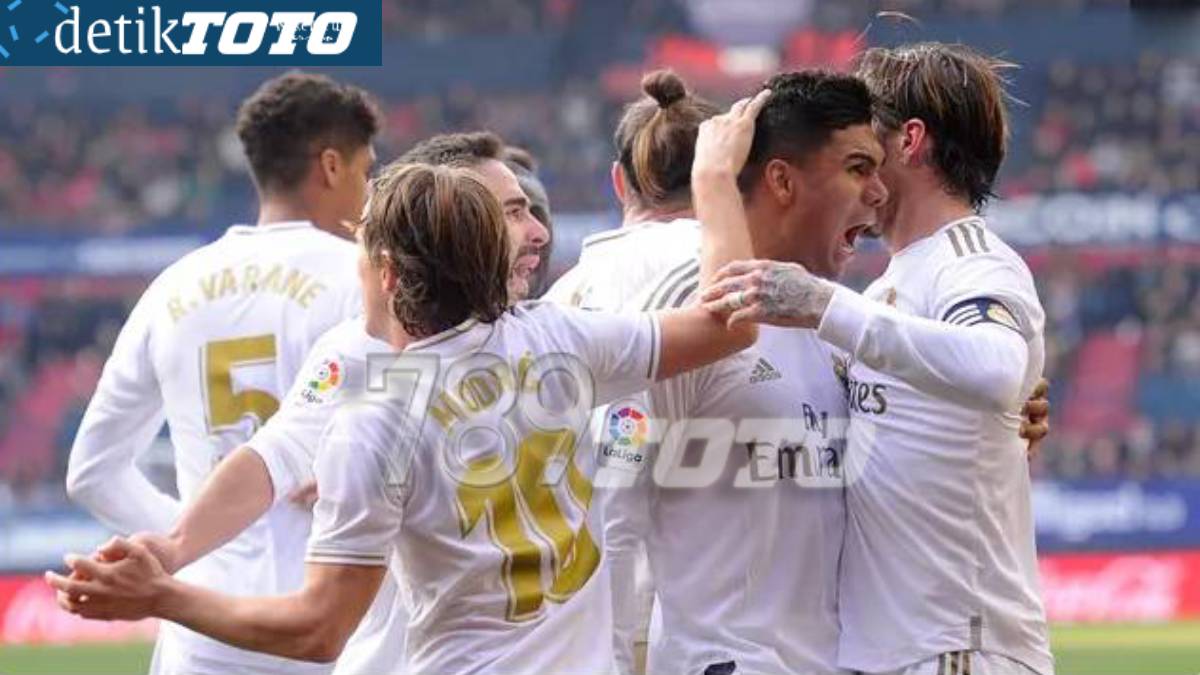 Sempat Tertinggal, Real Madrid Sikat Osasuna 4-1